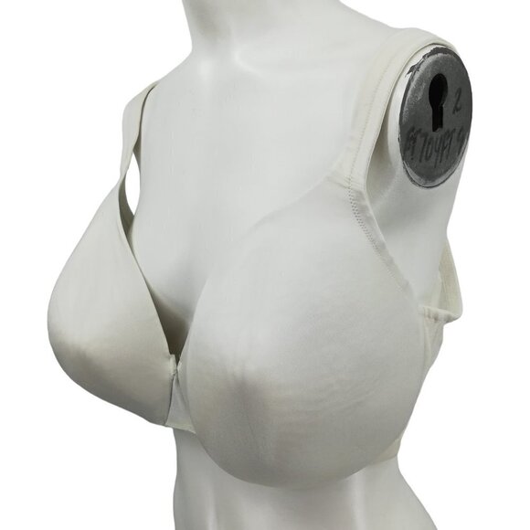 Cacique Smooth Lightly Lined Full Coverage Underwire Bra Size 44D White - Picture 4 of 12